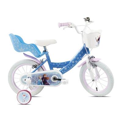 Kinderfiets 14 inch 4-5 jaar disney frozen
