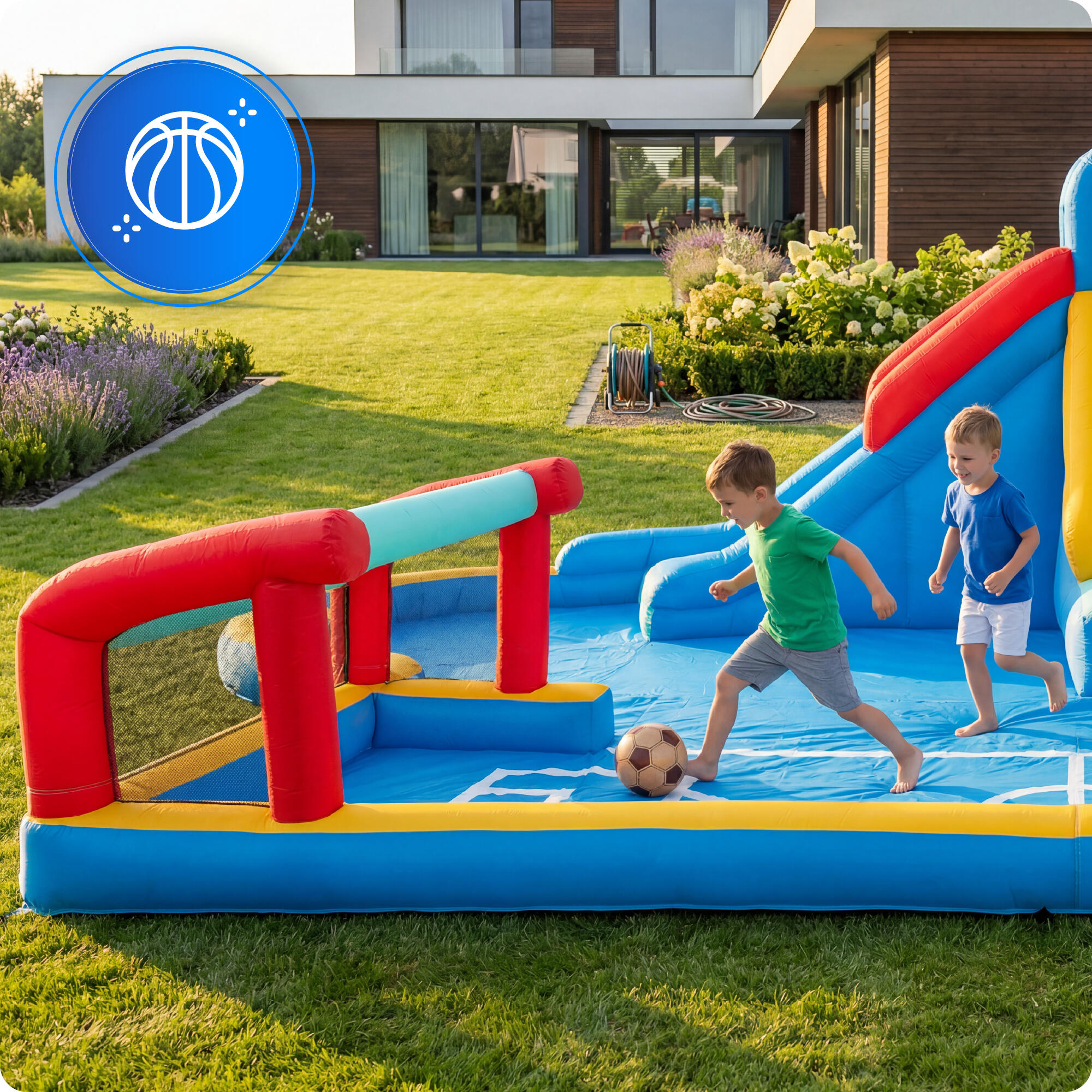 Aufblasbarer Gartenspielplatz KiNDi DPZ015 4/7