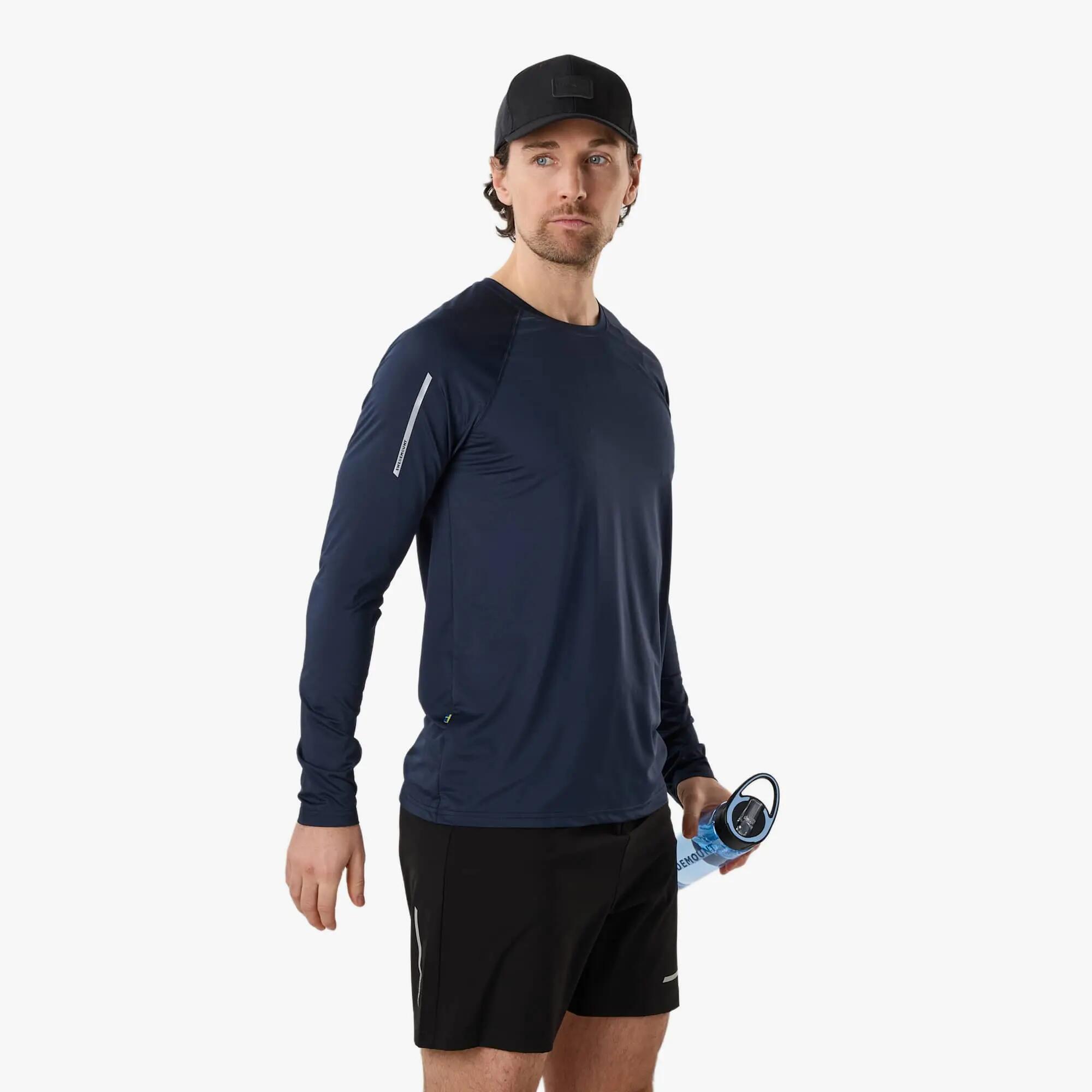 Camiseta De Manga Larga Entrenamiento Hombre Transpirable Core 4/7