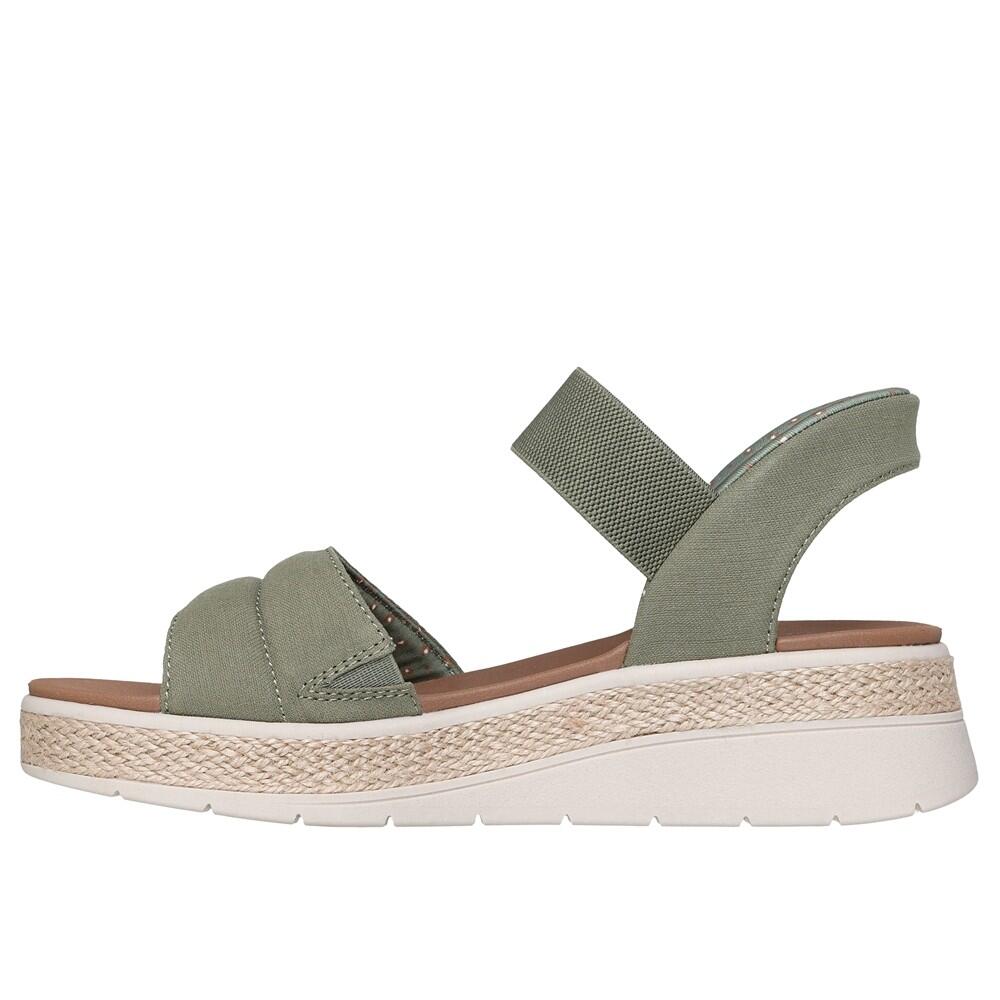 SANDALE FEMME Skechers Calza Facil Slip-ins Bobs Sun Ray  KAKI 5/5