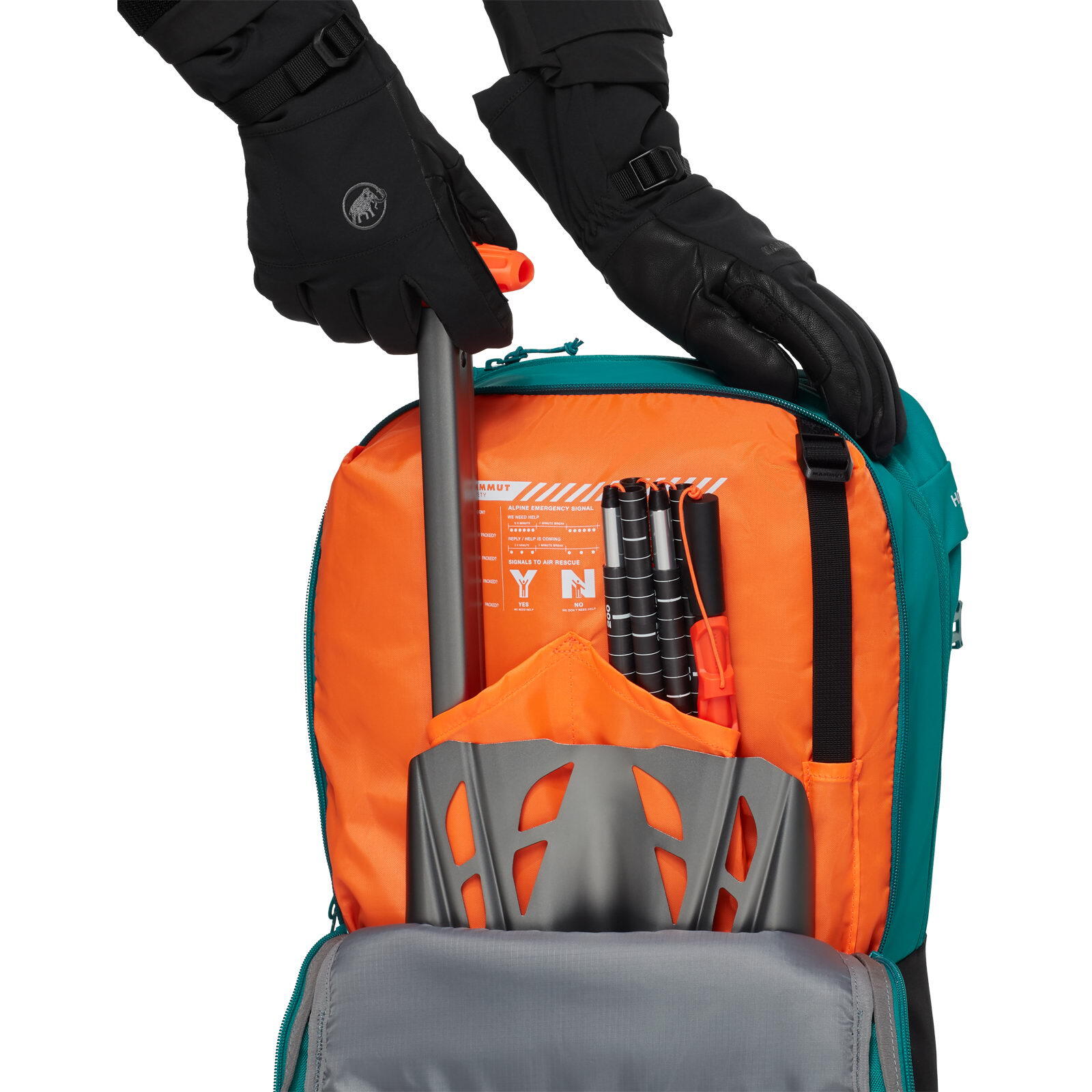 Freeride Rucksack Nirvana 35 Damen deep teal-black 3/7