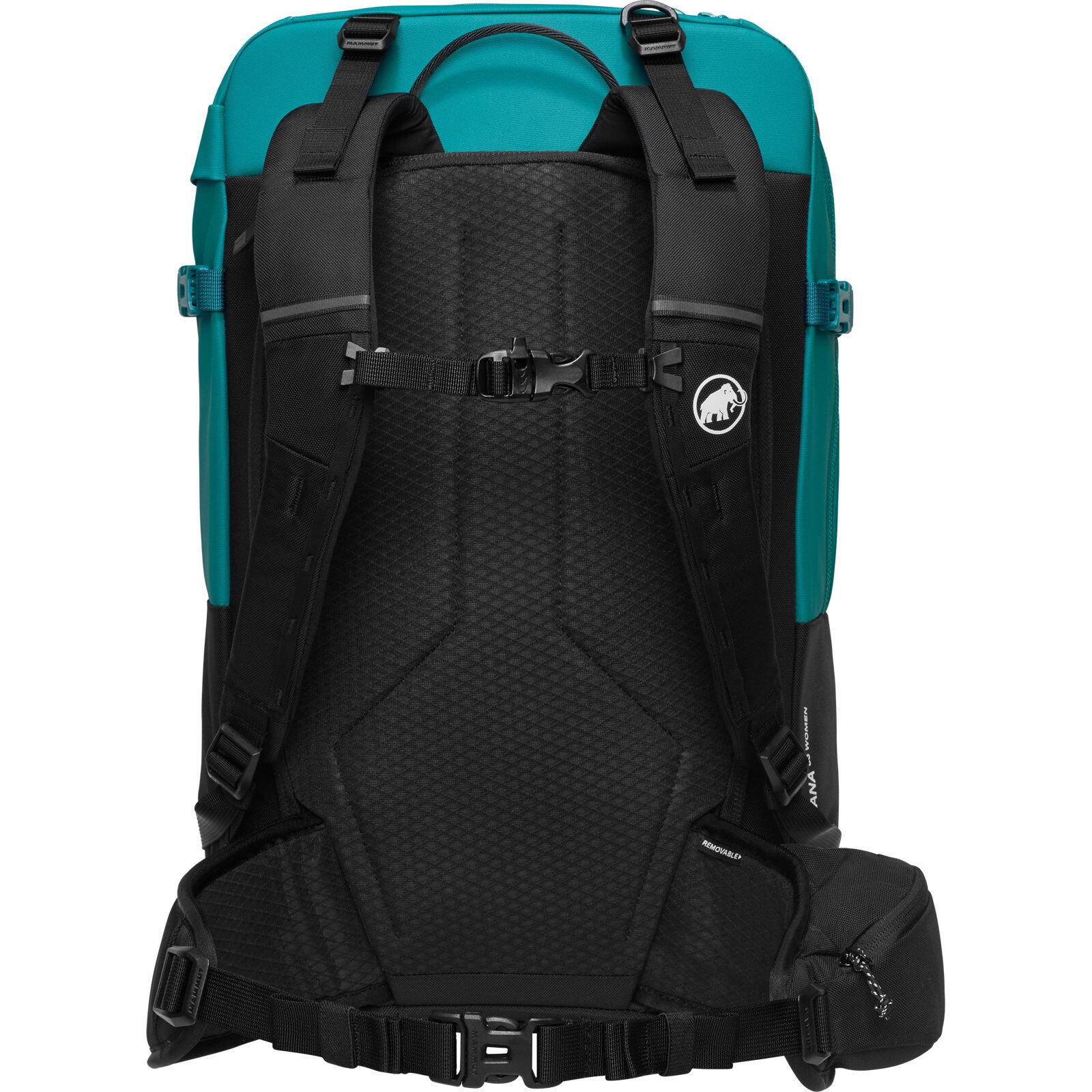 Freeride Rucksack Nirvana 35 Damen deep teal-black 2/7
