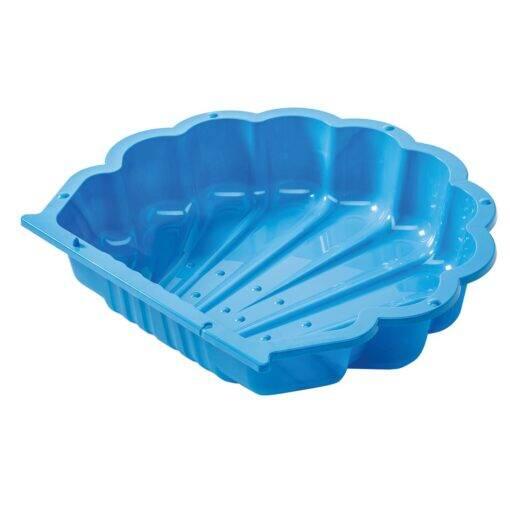 Sabbiera in plastica a conchiglia - blu 5/5