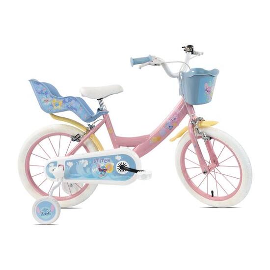 Vélo Enfant 14 Pouces 4-5 Ans Disney Stitch