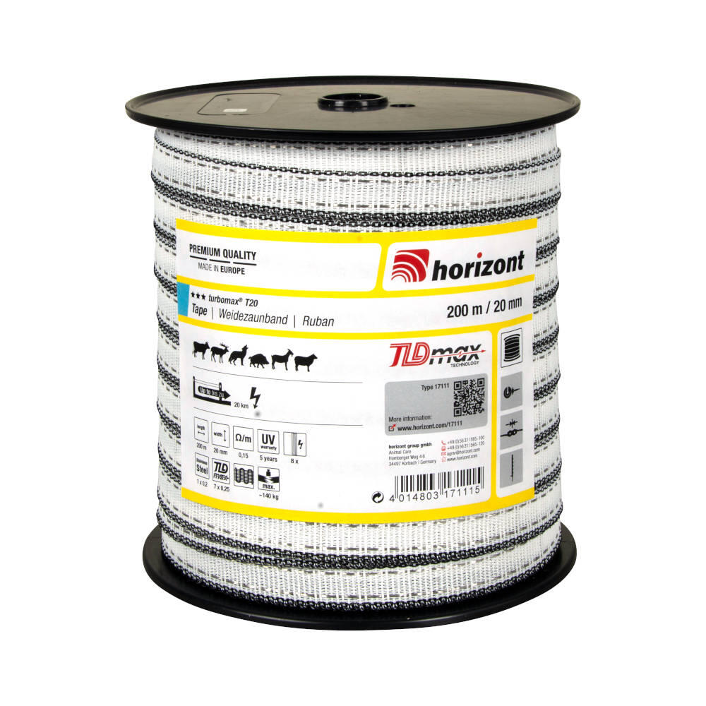 Ruban TURBOMAX T20 200m HORIZONT 1/2