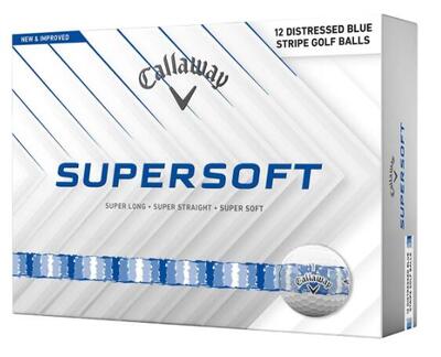 Callaway Golf NEW Supersoft Stripe palline da golf con indicatore di allineamen