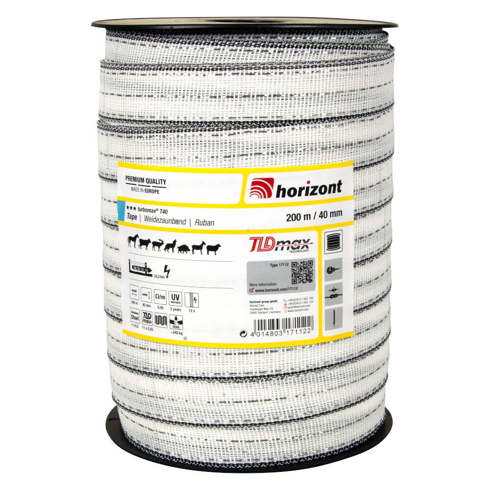 Ruban TURBOMAX T40 200m HORIZONT 1/1
