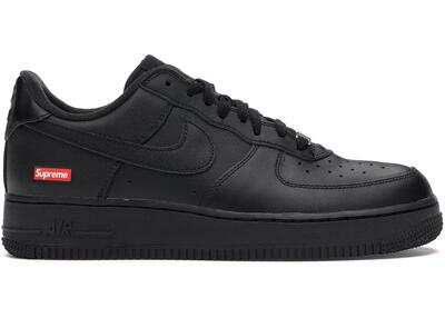 Scarpe Air Force 1 Low Black Supreme