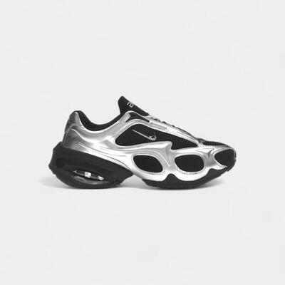Nike air max muse black metallic silver (women's)