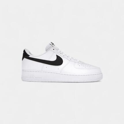 Nike Air Force 1 Low '07 White Black Pebbled Leather