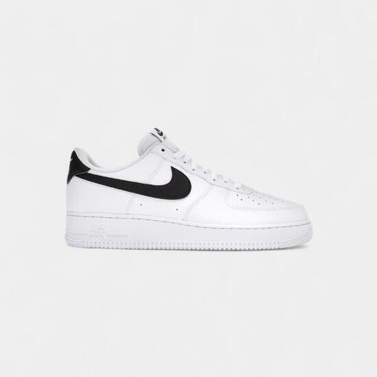 Nike Air Force 1 Low '07 White Black Pebbled Leather