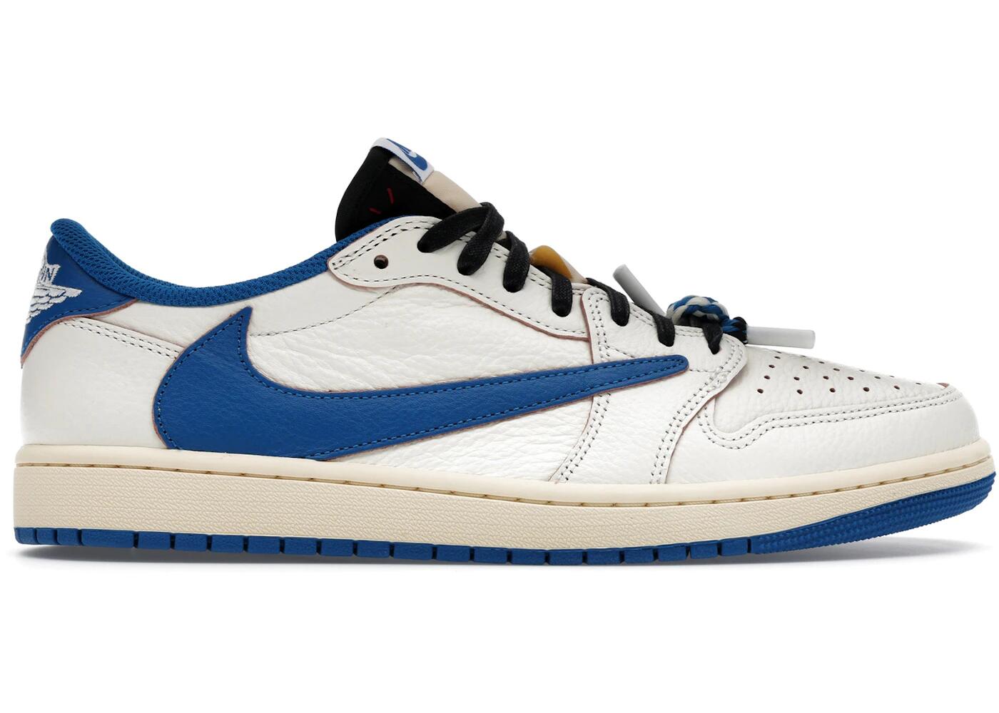 Jordan 1 Retro Low OG SP Fragment x Travis Scott Sail Military Blue 2/2