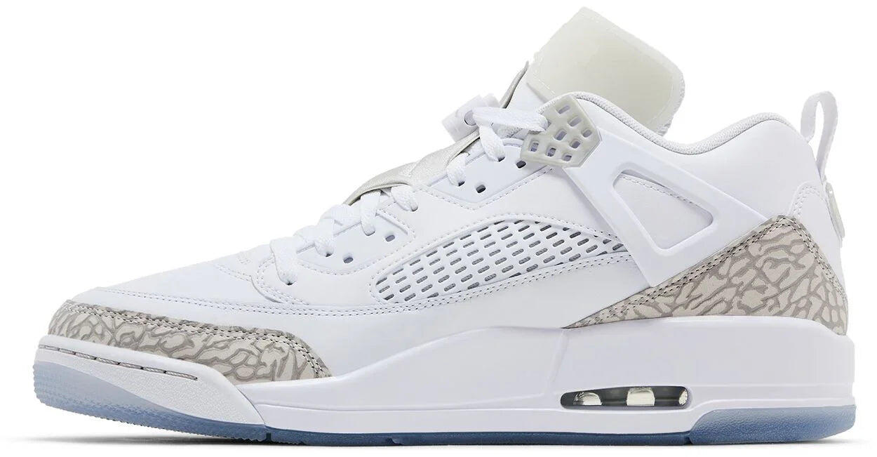 Jordan Spizike Low Weiss Metallic Silber Barely Blue Neutral Grey 2/5