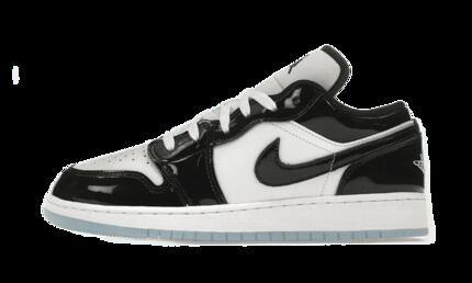 Chaussures - Lifestyle - Femme - Basses, cuir - Air Jordan 1 Low SE - Blanc/Noir