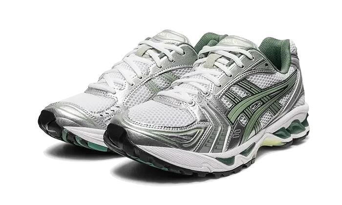 ASICS Gel-Kayano 14 White Pure Silver Slate Grey Sage 2/4
