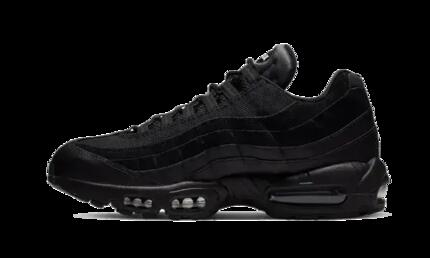 Chaussures - running - air max 95 essential - mesh, lacets - noir/gris