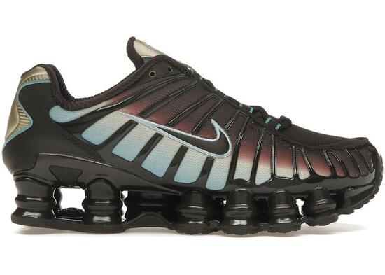 Nike Shox TL Velvet Brown Desert Khaki Denim Turquoise Femme
