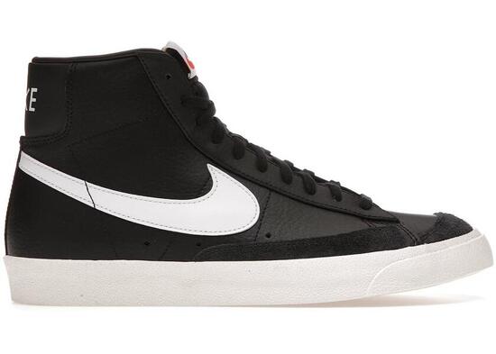 Blazer Mid '77 Vintage Black Sail - Taille : 48.5 EU