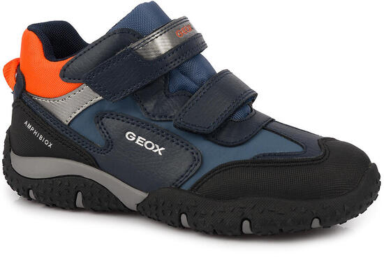 Buty dziecięce dla chłopca trzewiki ocieplane rzepy wodoodporne GEOX J BALTIC AB