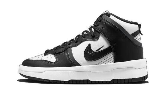 Scarpe alte - Basket - Unisex - Stampa Panda - Dunk High Up - Nero/Bianco