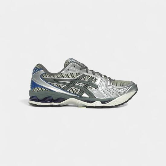 ASICS Gel-Kayano 14 Soft Yellow Asics Blue