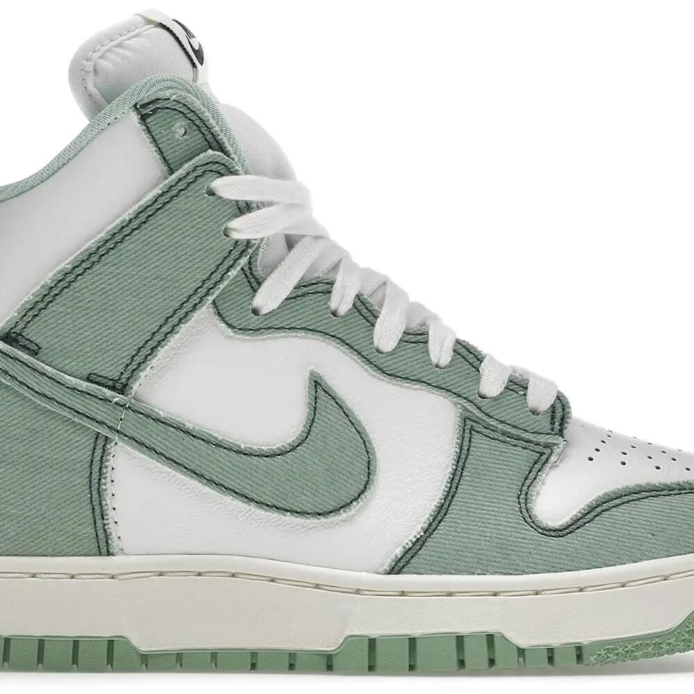 Nike Dunk High 1985 Enamel Green Denim Women
