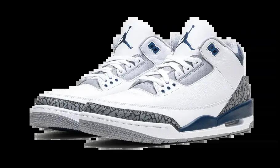 Zapatillas - Baloncesto - Retro - Air Jordan 3 - Blanco/Gris cemento/Negro 2/4