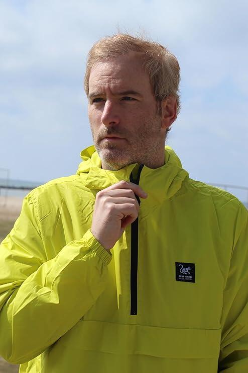 Cortavientos Unisex - Reciclado - Waterproof - Fluorine-free DWR (Amarillo) 2/6