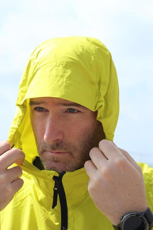 Cortavientos Unisex - Reciclado - Waterproof - Fluorine-free DWR (Amarillo) 4/6
