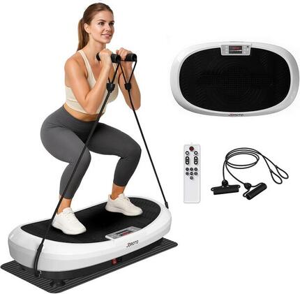 Plaque vibrante JV60, 10 modes + 120 niveaux, haut-parleur Bluetooth, 158 kg max