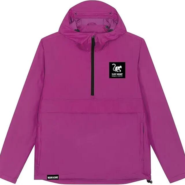 Unisex Windbreaker - Recycled - Waterproof - Fluorine-free DWR (Pink)