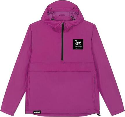 Unisex-Windbreaker - Recycelt - Wasserdicht - Fluorfreie DWR (Rosa)