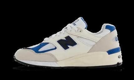 Zapatillas - Running - 990 v2 Made In USA - Blanco/Azul
