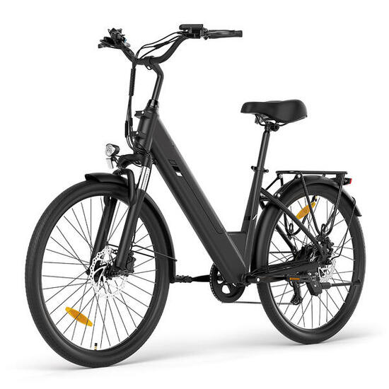 Vélo électrique urbain cadre bas freins hydrauliques autonomie 100 km J2 ST Pro