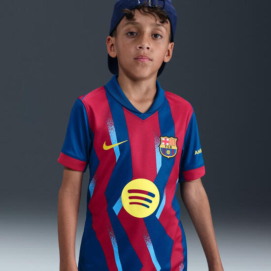 Maillot de football Nike modèle Nike Fc Barcelona 2025/26 S pour unisexe enfants