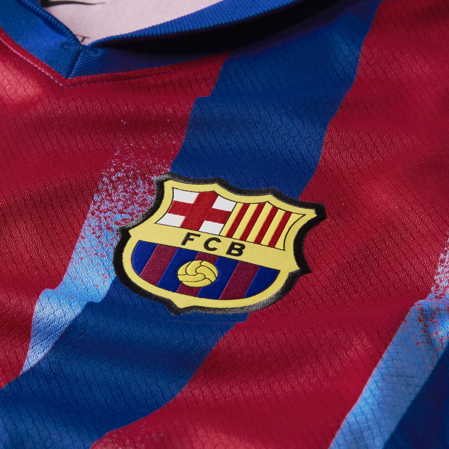 Maillot de football Nike modèle Nike Fc Barcelona 2025/26 S pour unisexe enfants 4/7