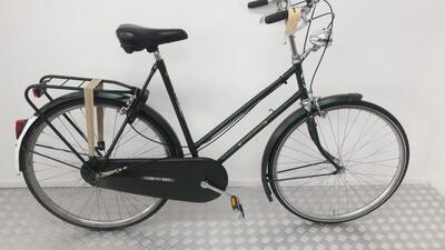 Stadsfiets gebruikt 58 cm, 28" groen, 3 versnellingen, 3 maanden garantie
