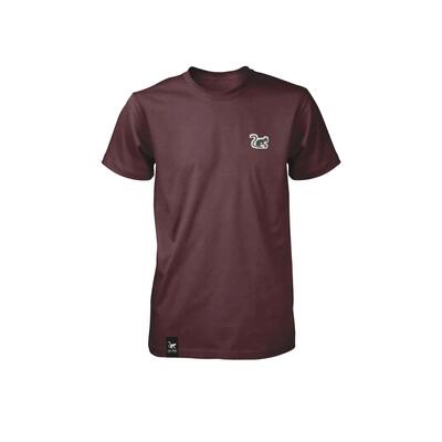 T-shirt logo - korte mouw / volwassene (mosterd)