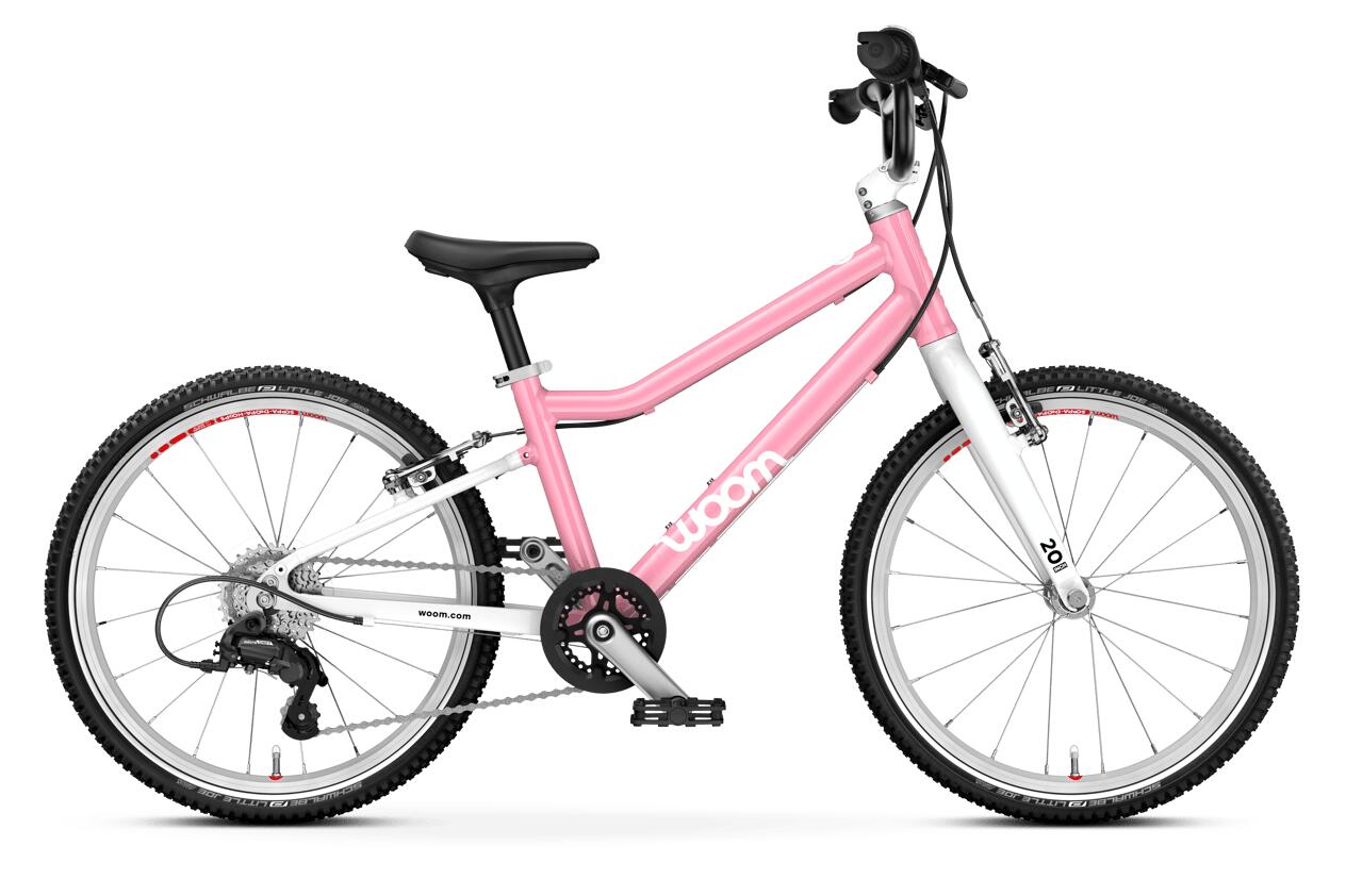 Bicicleta copii Woom 4 Go cu roti 20 roz pudra (powder pink)