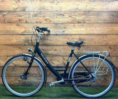 Raleigh stadsfiets dames, 28" 7 versnellingen, zwart