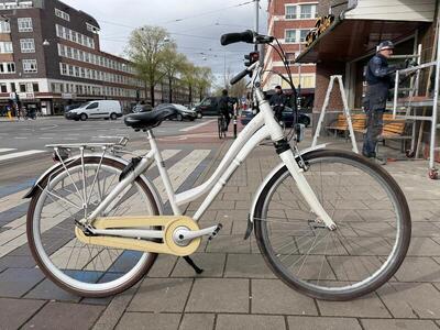 Vogue country damesfiets, wit, 50 cm, 7 versnellingen
