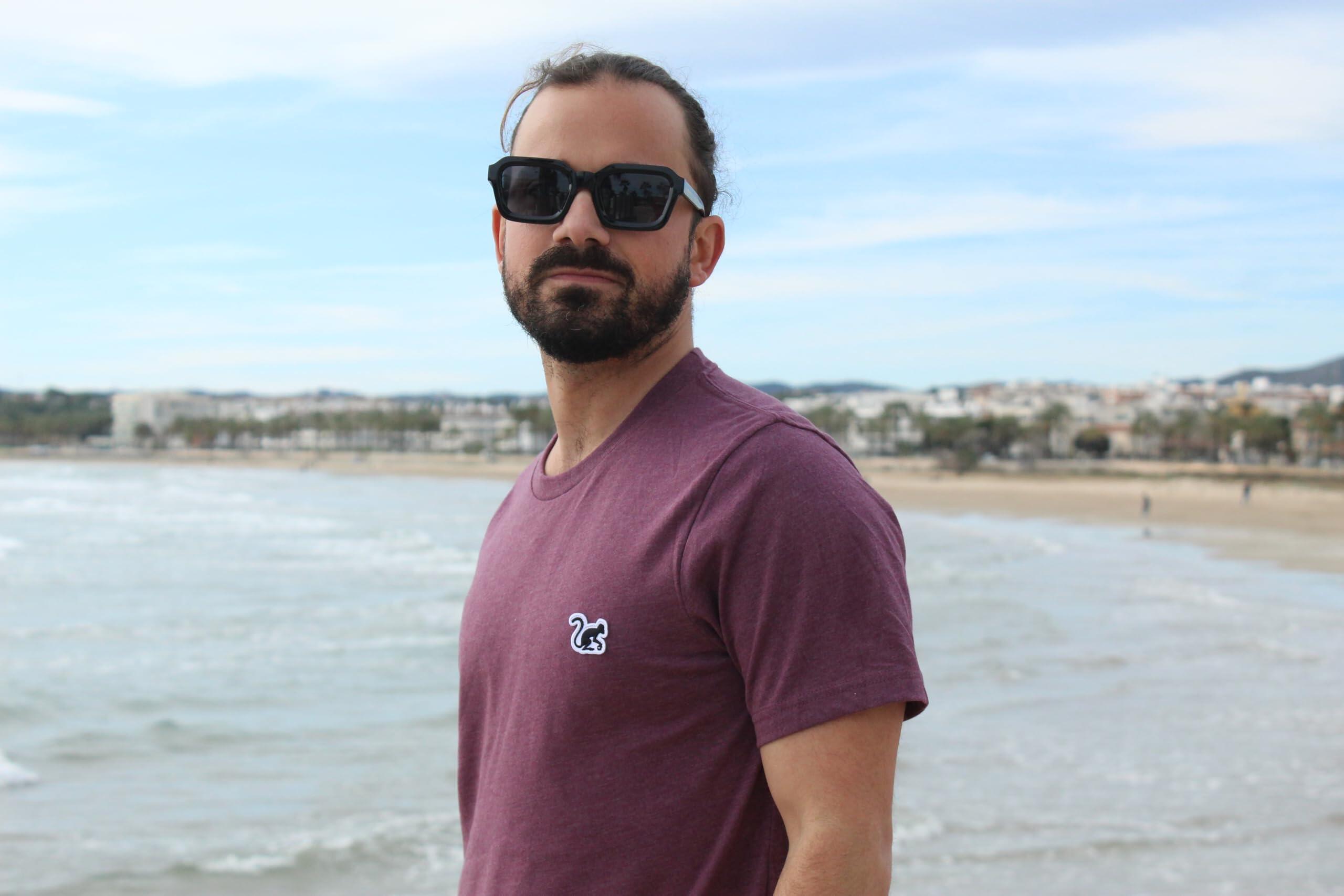 T-shirt logo - Korte mouw / Volwassene (Bordeaux) 2/3