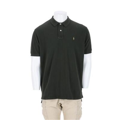 Tweedehands - heren polo t-shirt korte mouw khaki - zeer goede staat