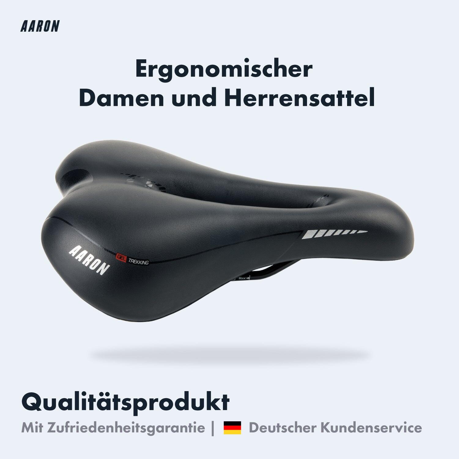 Trekking Fahrradsattel Gel, wasserdicht, belüftet, Unisex 2/5