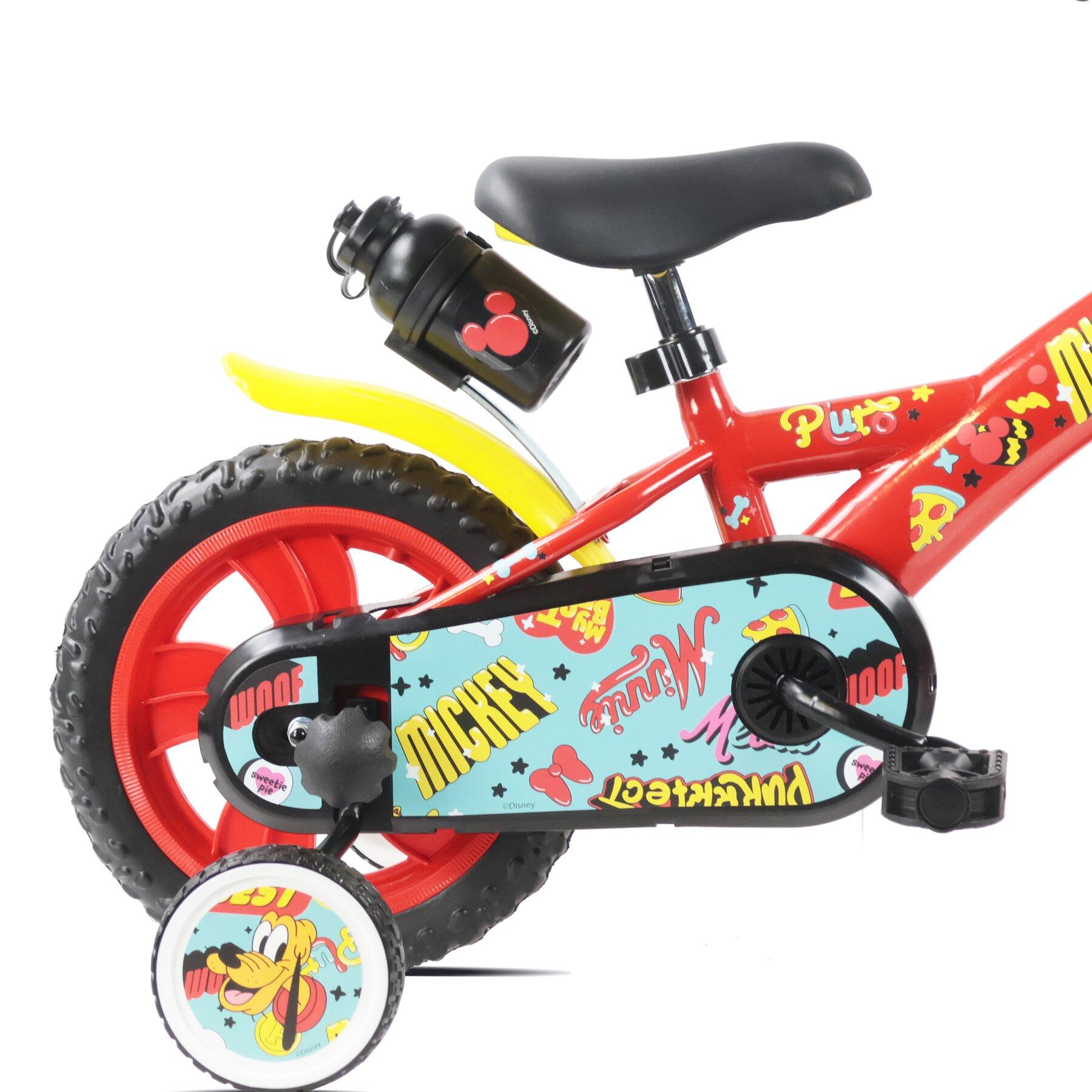 Vélo Enfant 12 Pouces 3 Ans Mickey Mouse 3/4