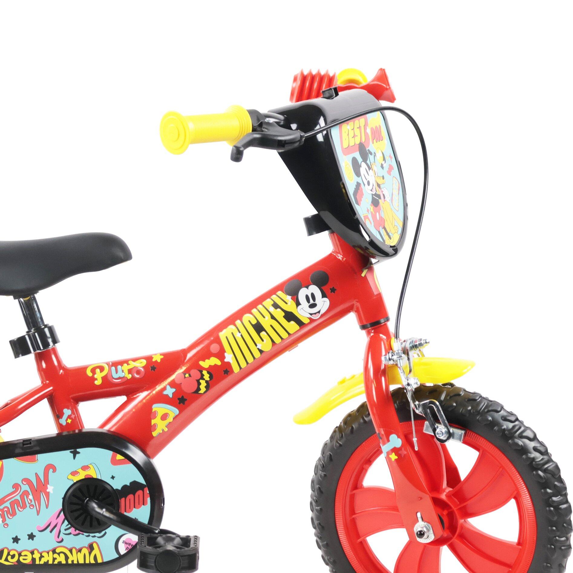 Vélo Enfant 12 Pouces 3 Ans Mickey Mouse 2/4