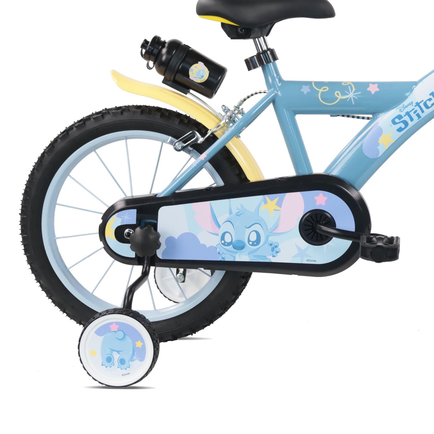 Bicicleta Criança 16 polegadas Disney Stitch 5-7 anos 3/4