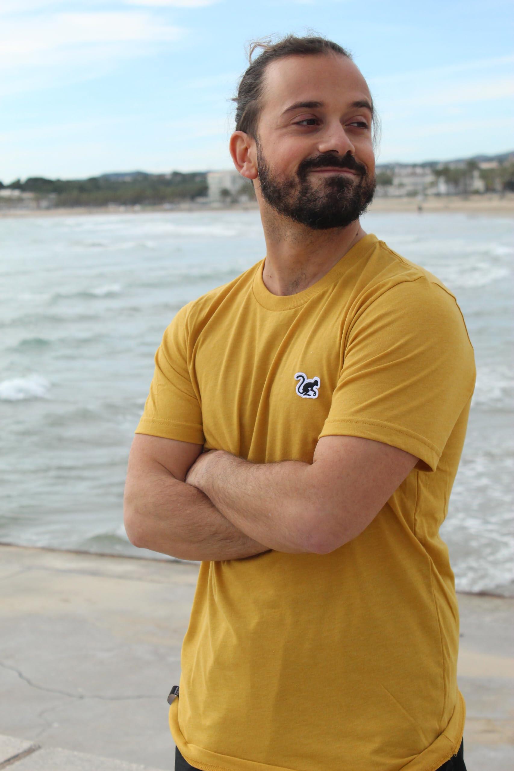 T-shirt logo - Manches courtes / Adulte (Moutarde) 3/5