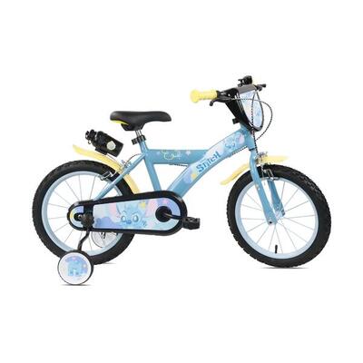 Kinderfiets 16 inch 5-7 jaar disney stitch