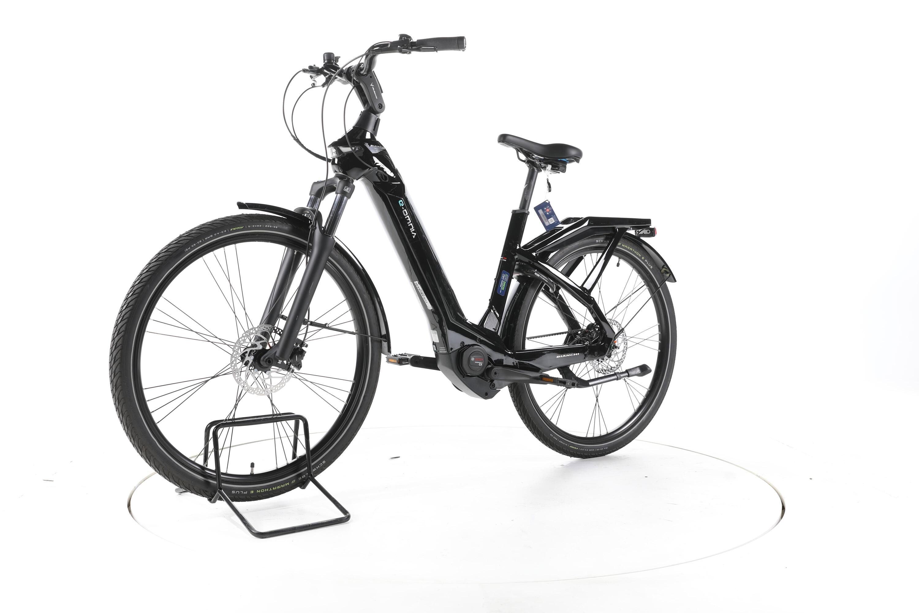 Tweedehands - Bianchi e-Omnia C Type City E-Bike Lage instap - Zeer goed 5/7